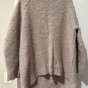 Free People Textured Beige Sweater